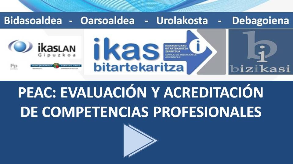 Acreditación de competencias para Certificados de profesionalidad: convocatoria