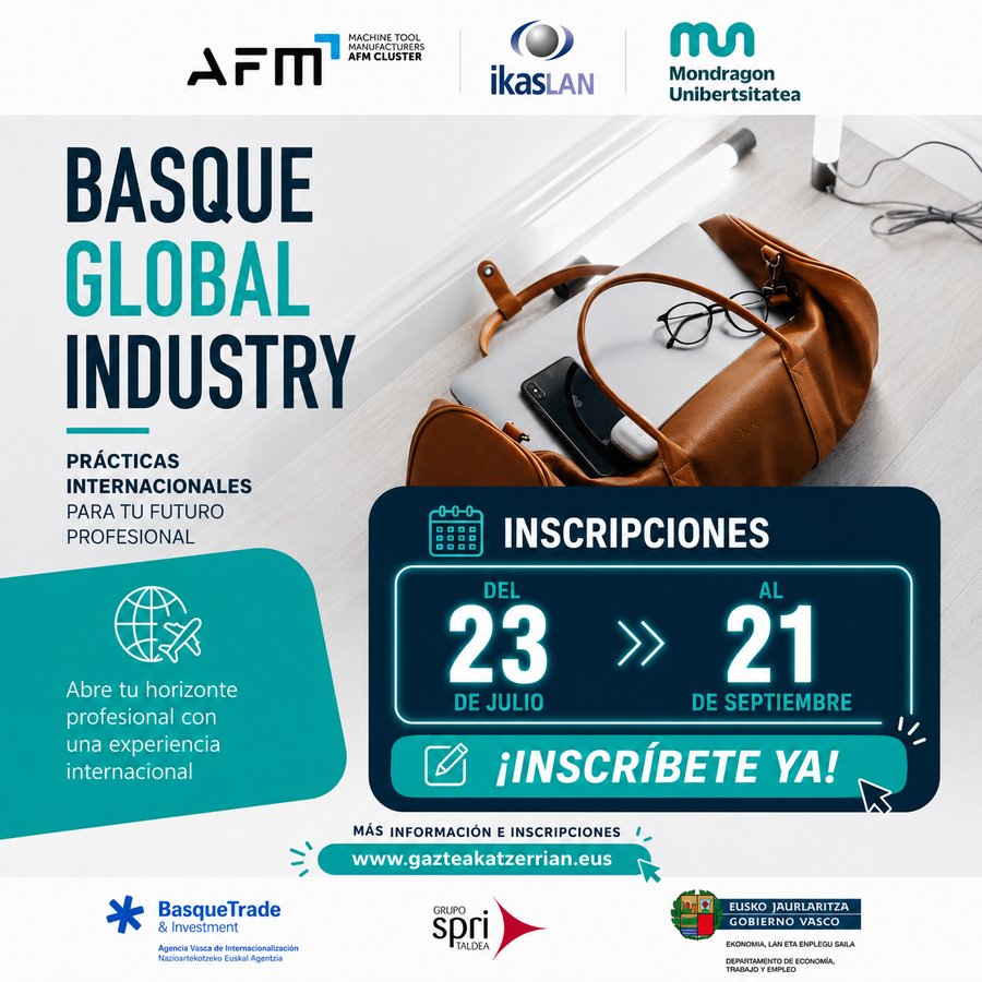 BECAS BASQUE GLOBAL INDUSTRY 2026