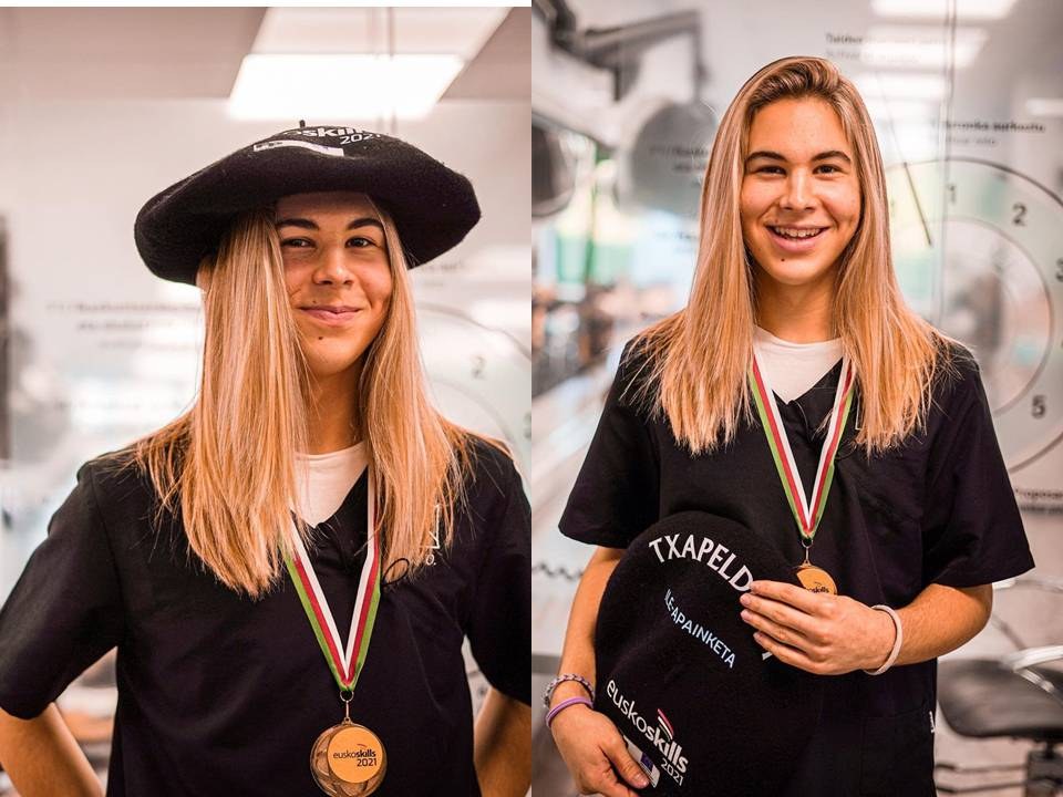 Campeón de peluquería, euskoskills 2021