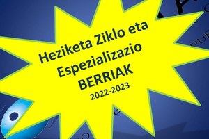 Nuevos Ciclos y Especializaciones 2022-2023