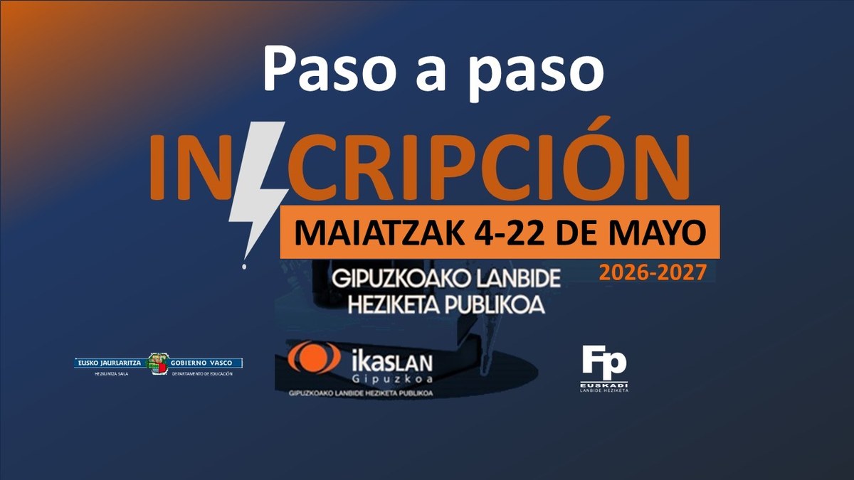 FP - Proceso de inscripción. admision 2026-2027