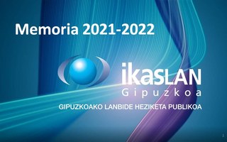 2021-2022 Ikaslan Gipuzkoako Txostena