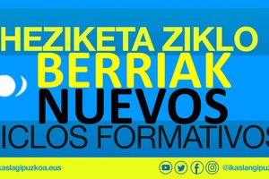 Heziketa Ziklo berriak