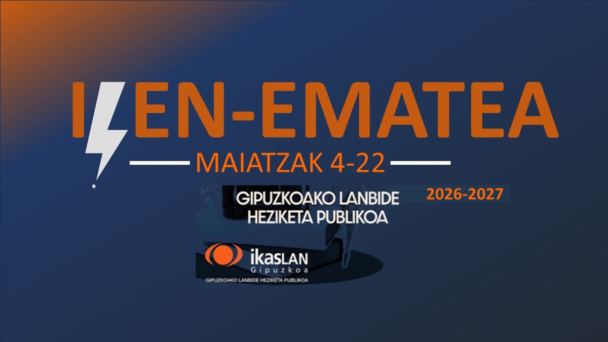 Lanbide Heziketan , Izen-ematea eta matrikula  egutegia