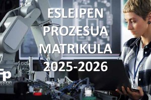 Izen-ematea eta matrikula prozesua Lanbide Heziketan