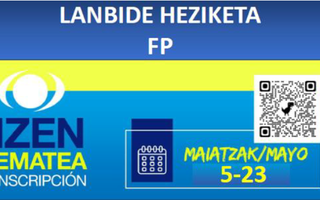 Matrikula egutegia 2025-2026
