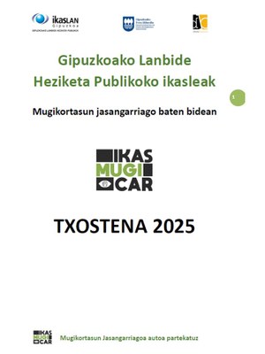IKASMUGICAR TXOSTENA 2025