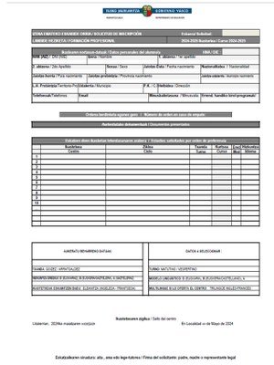 Zikloak zerrendatzeko txantiloia