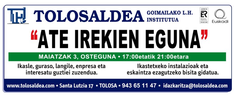 tolosaldea ate irekiak