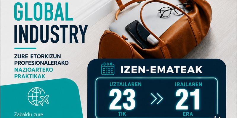 BASQUE GLOBAL INDUSTRY 2026 BEKAK - IZEN-EMATEA: UZTAILAK 23TIK IRAILAK 21ERA