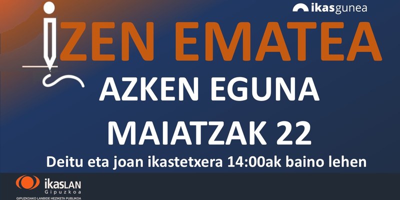 EZ GALDU AUKERA HAU!