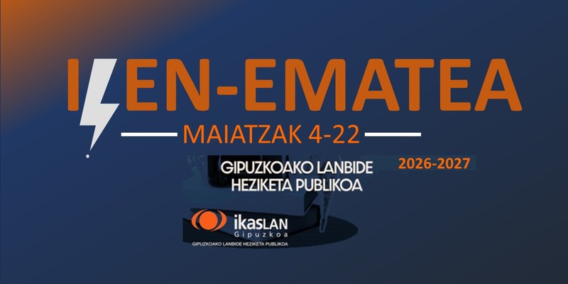 Izen-ematea  Lanbide Heziketan 2026-2027