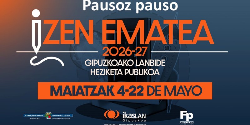 Izen-ematea,  Lanbide Heziketan 2026-2027